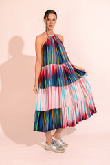 Guia Maxi Dress Multi Stripes