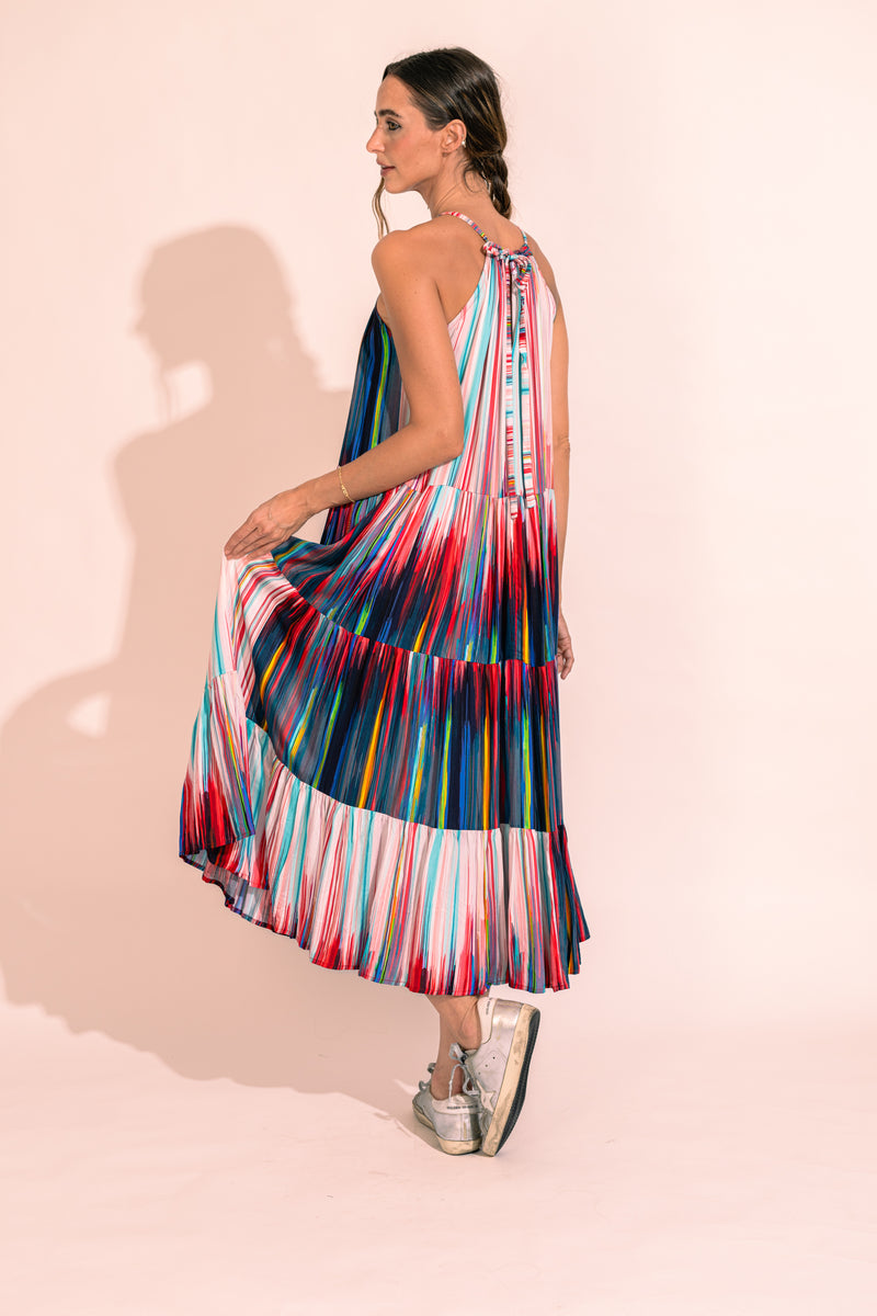 Guia Maxi Dress Multi Stripes