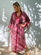 Vintage Jardin Kimono Cabernet