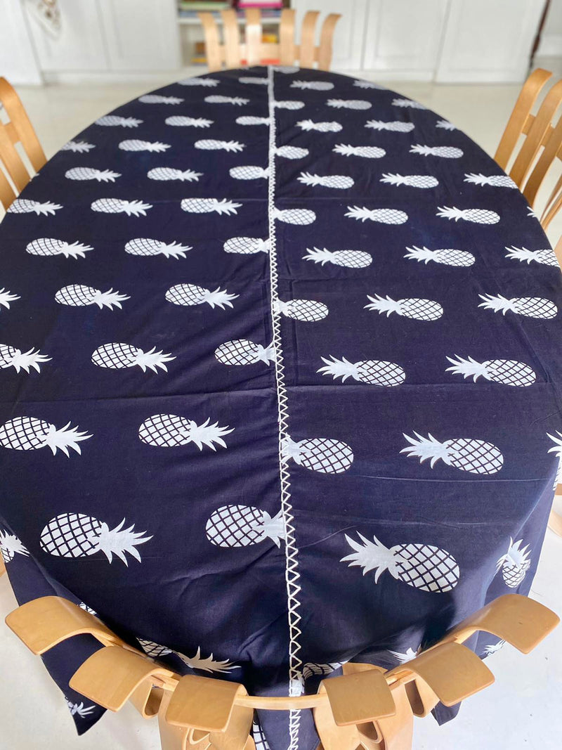 My Happy Table rectangular tablecloth medium White Pineapple