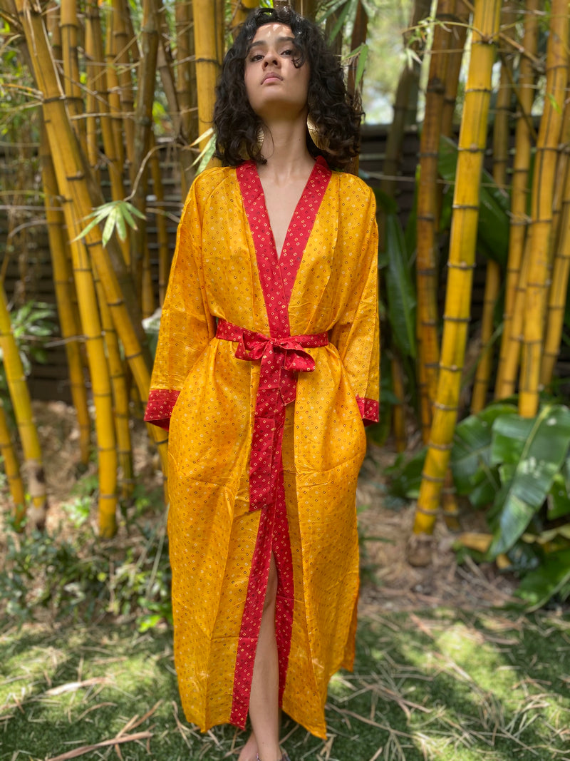 Vintage Kimono Yellow Zest #8