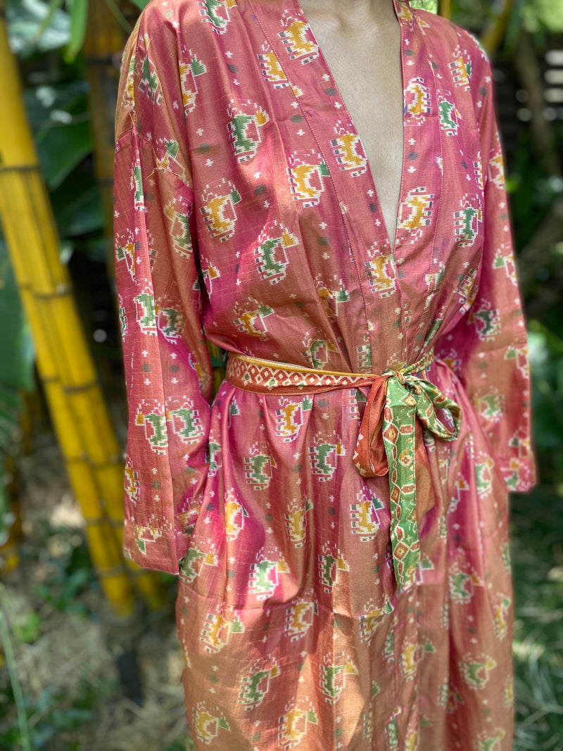 Vintage Kimono Pink Jaipur #15