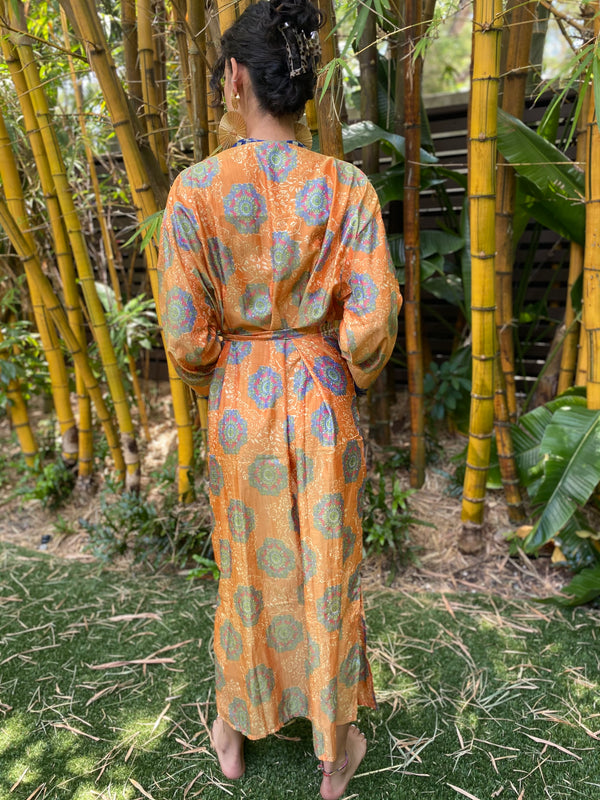 Vintage Kimono Orange Daytona #16