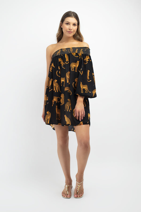 Cabana Black Tigers Dress